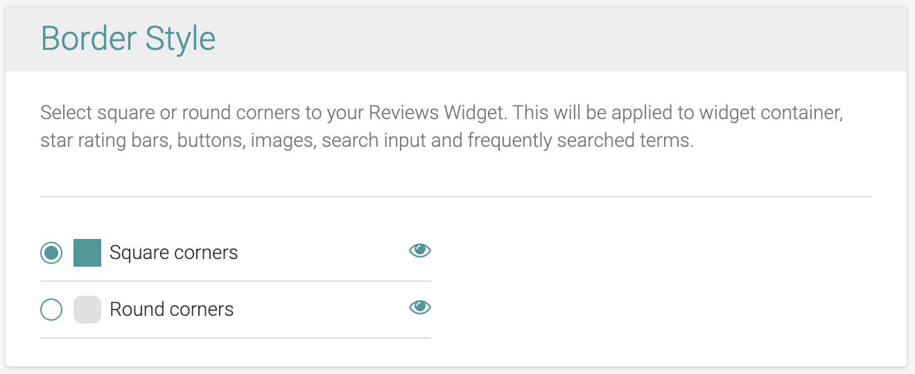 judge.me widget 3.0 border style settings